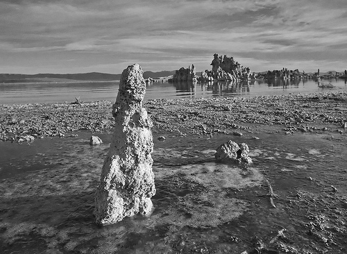 salt pillar amidst serene bkgrnd